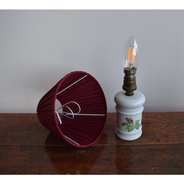 French Porcelain Table Lamp from Paris Arte, 1960s For Sale - Image 4 of 8