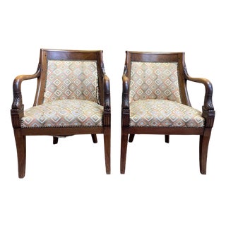 Set of Empire Armchairs For Sale