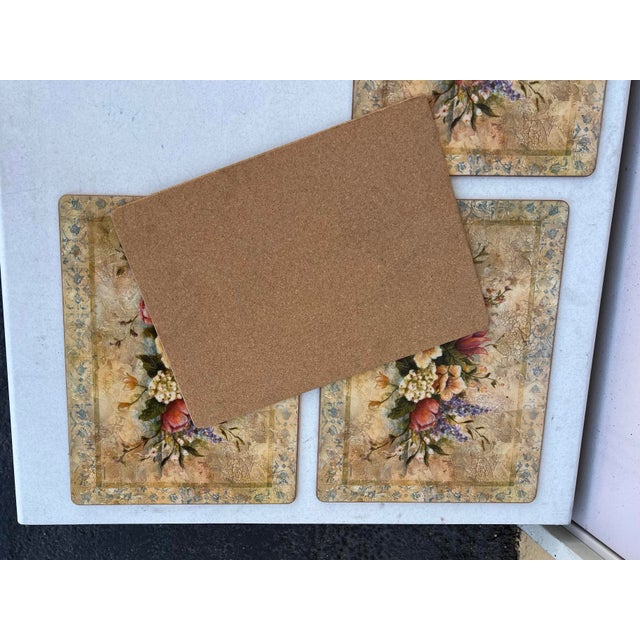 Late 20th Century Late 20th Century Floral Placemats by Pimpernel - 4 pcs For Sale - Image 5 of 5