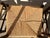 Vintage Rustic Wood Rattan Dining Chairs Set of 6 For Sale - Image 12 of 13