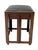 Wood Art Deco Amsterdamse School Stool with Adjustable Leather Seat, 1920s For Sale - Image 7 of 14