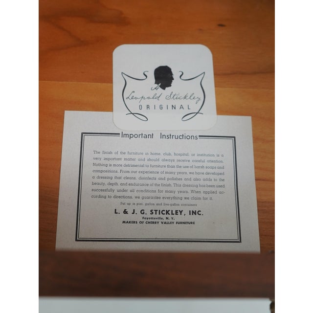 Stickley Cherry 2 Over 5 Drawer High Chest For Sale - Image 16 of 17