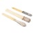 Antique Silver and Bone English Page Turners—A Set of Three For Sale
