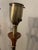 Wood Vintage Rembrandt Walnut Wood and Brass Torchiere Style Lamps - a Pair For Sale - Image 7 of 12