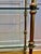 Mid-Century Brass Glass Étagère Bookcase Display For Sale In New York - Image 6 of 17
