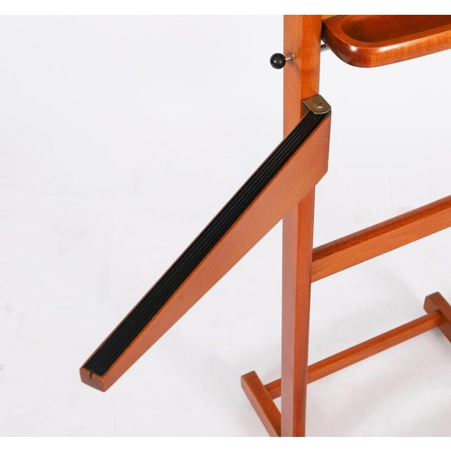 Edwardian Revival Walnut Valet Clothes Stand, 20th Century For Sale - Image 6 of 12
