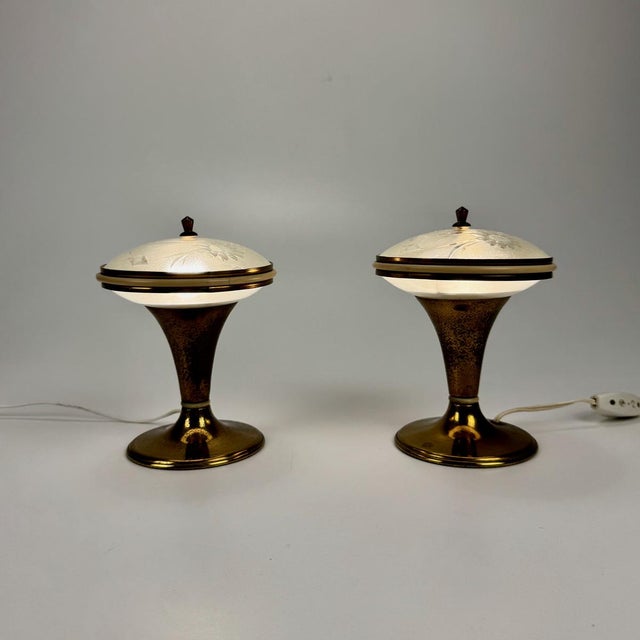 1950s Small Table Lamps by Pietro Chiesa, 1950s, Set of 2 For Sale - Image 5 of 7