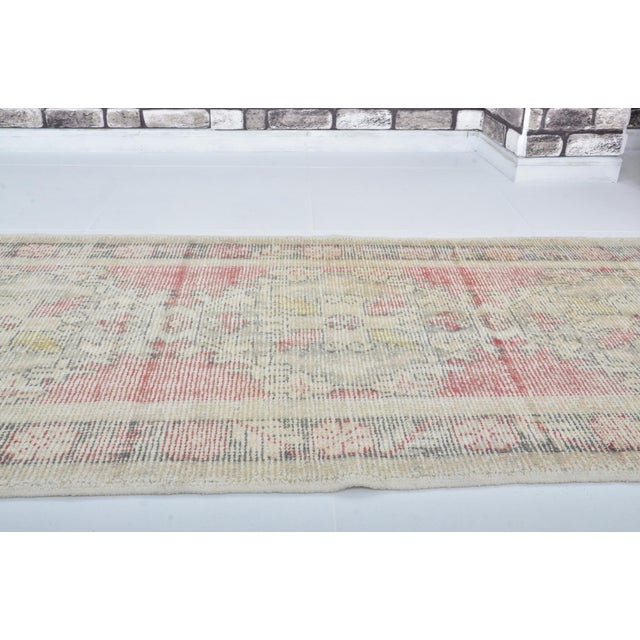 Turkish Vintage Hallway Runner For Sale - Image 4 of 8