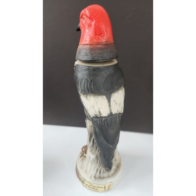 1960s Mid-Century Modern Jim Beam “Beam’s Trophy” Cardinal Ceramic Decanter, Americana Barware For Sale In New York - Image 6 of 16