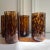 2020s Italian Tortoise Shell Print Amber Brown Highball Glasses - Set of 6 For Sale - Image 5 of 6