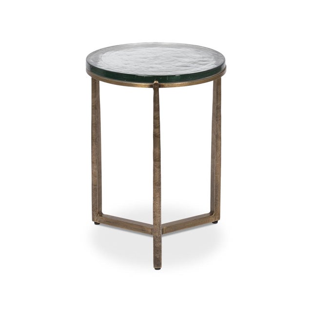 Round Contemporary Accent Table For Sale - Image 4 of 10