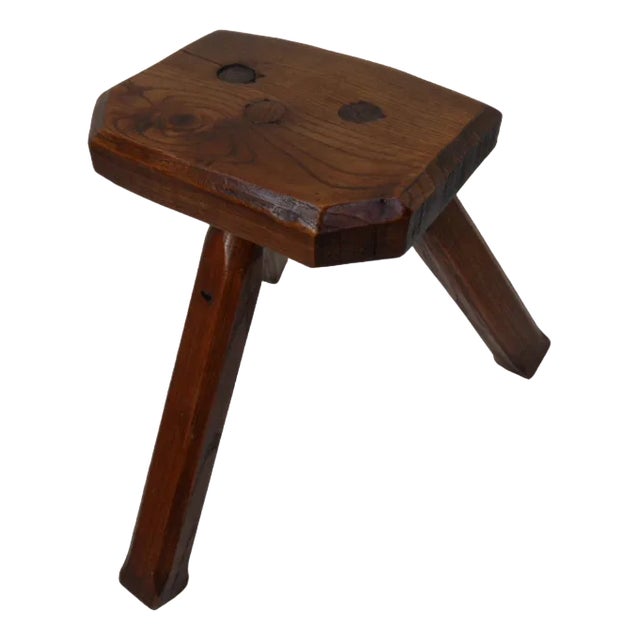 Antique Milk Stool, 1890s For Sale