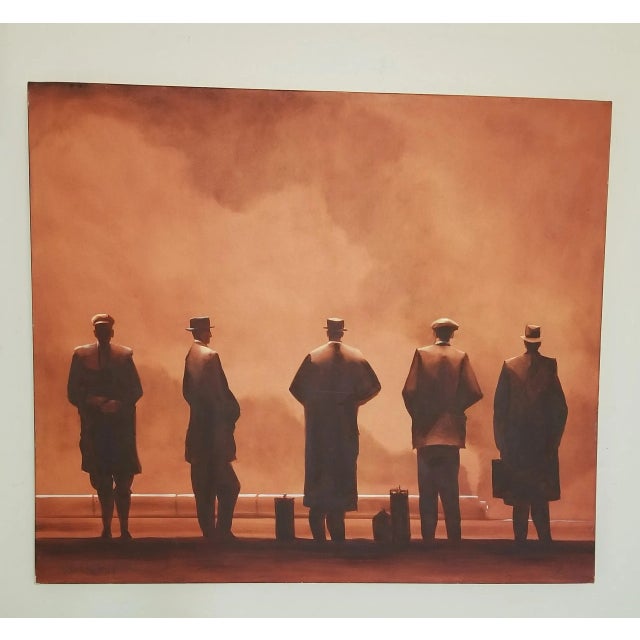 David Richey Johnsen Original Figurative Painting For Sale - Image 11 of 11