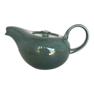 1950s Mid Century Russel Wright (1904-1976) Seafoam Blue American Modern Ceramic Tea Pot