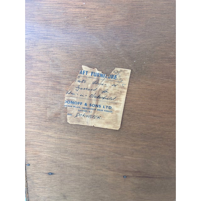 Authentic Vintage British Mid-Century Teak Drop-Front Cabinet Bar Inspired by G Plan For Sale - Image 13 of 13