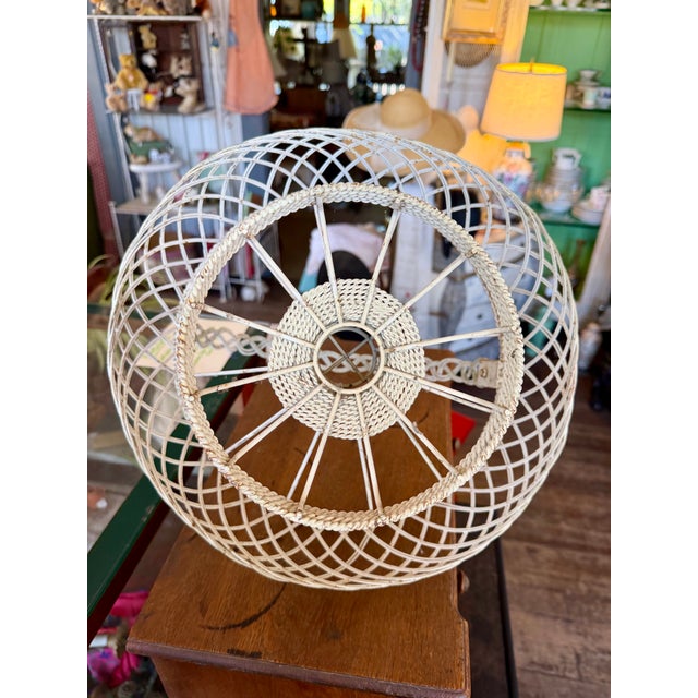 Vintage French Wire Basket For Sale - Image 11 of 11