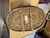 Wood Vintage Handwoven African / Moroccan Style Oval Raffia Basket With Center Cross Handle For Sale - Image 7 of 8