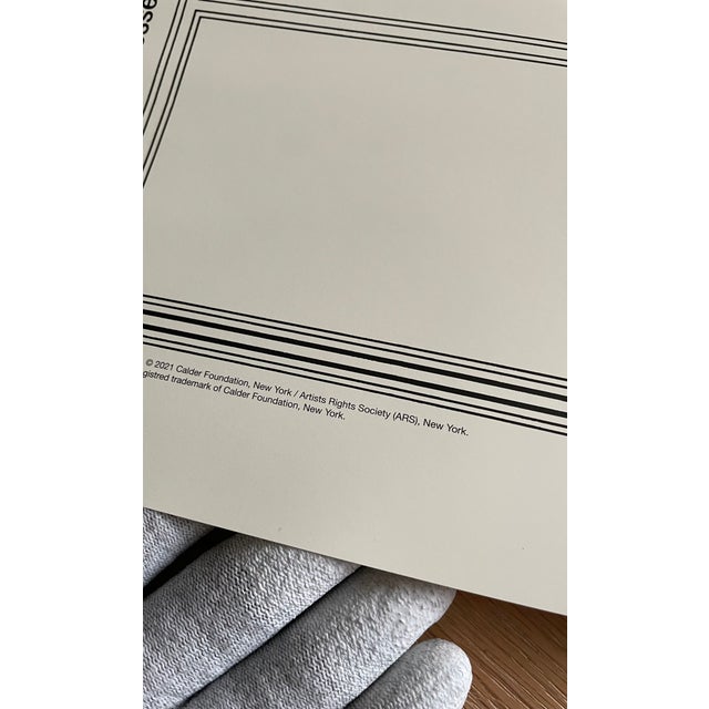 2020s Alexander Calder (1898-1976), National Galerie Berlin Exhibition Poster Tetes Et Queue Calder, 1965, Printed 2021 Germany For Sale - Image 5 of 11