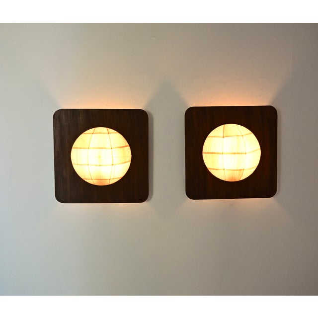 Italian Wall Lamps, 1960s, Set of 2 For Sale - Image 4 of 10