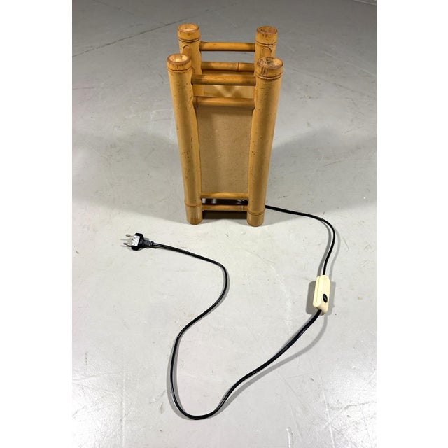 Vintage Rattan Table Lamp, 1970s For Sale - Image 15 of 16