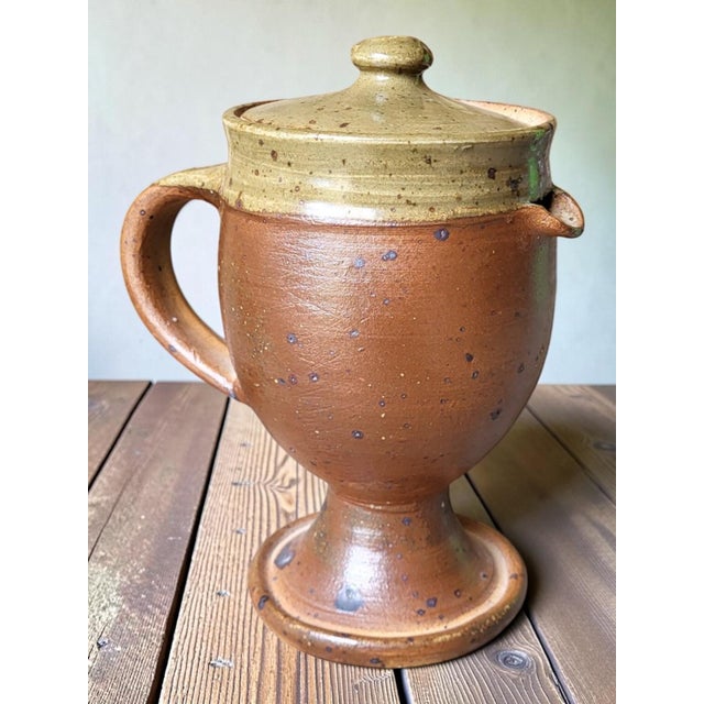 Stoneware Coffee Pot by Pierre Digan for La Borne, 1960s For Sale - Image 9 of 9