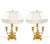 French Pair of Gilt Bronze Louis XVI-Style Three-Light Candelabra Table Lamps For Sale - Image 15 of 15