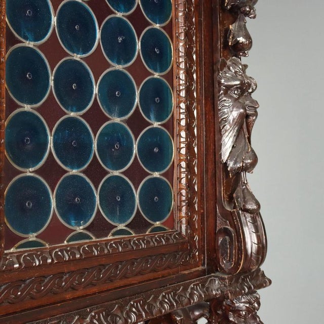 Brown 19th Century Neo-Baroque Walnut Sideboard, Italy For Sale - Image 8 of 16