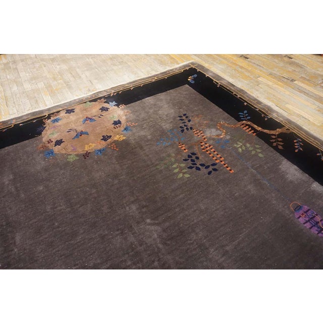 1920s Chinese Art Deco Carpet For Sale In New York - Image 6 of 10
