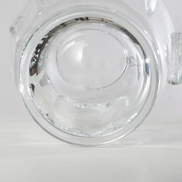 Glass Mid 20th Century Signed Moser Crystal Pitcher For Sale - Image 7 of 8