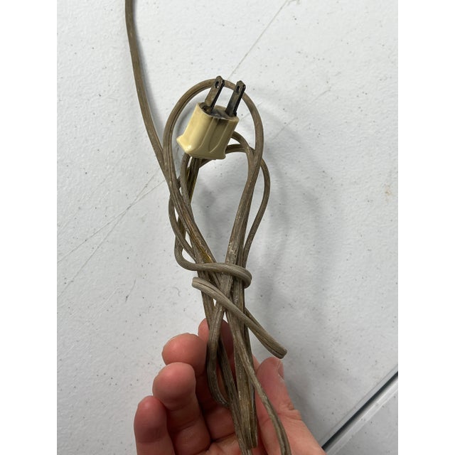 Vintage Cut Crystal Table Lamp For Sale - Image 11 of 12