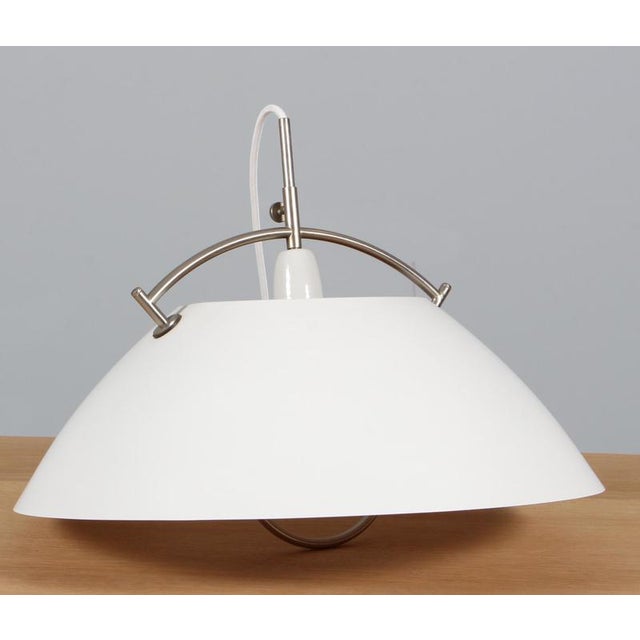 1970s Pendant in White Aluminium from Hans J. Wegner, 1970s For Sale - Image 5 of 7