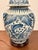 Asian Large Porcelain Jar Lamp Blue & White Glaze. For Sale - Image 3 of 7