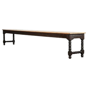 English Pine Convent Refectory Table, 1890
