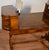 Wood 1900s Antique English Hepplewhite Burl Walnut & Leather Top Carlton Writing Desk For Sale - Image 7 of 18