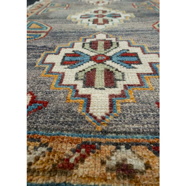 Turkish Mini Rug Oriental Hand Knotted Vintage Rug 2' x 3'4" #16378 For Sale In Houston - Image 6 of 8