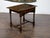 Wood English Oak 19th Century Bobbin Legs Side Table with Geometric Font Drawer For Sale - Image 7 of 12