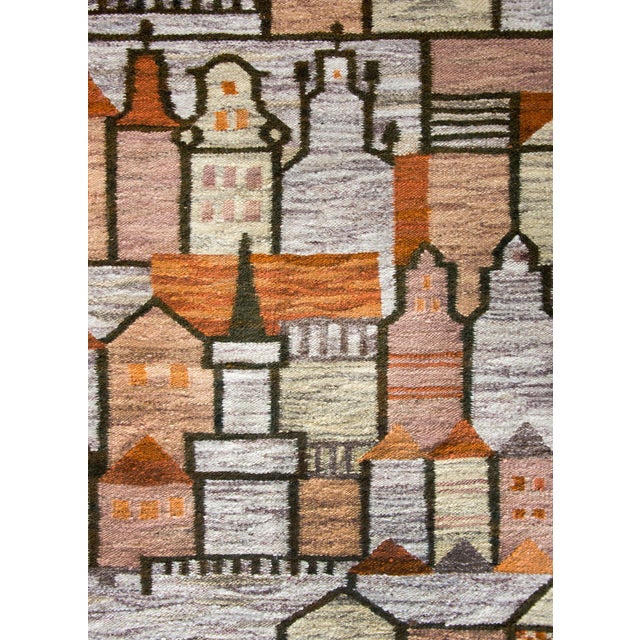Mid-Century Modern Mid-20th Century Polish Cepelia Rug For Sale - Image 3 of 14