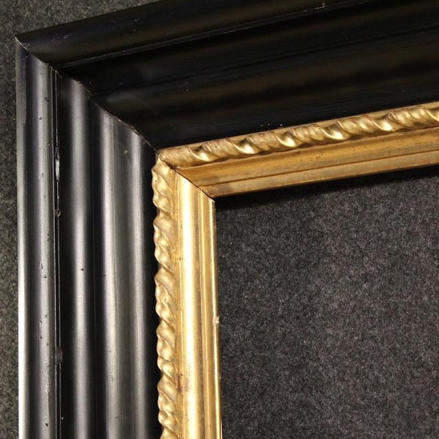 Italian Gilt Wood Frame, 1950 For Sale - Image 11 of 14