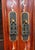 Vintage Chinese Rosewood Mother-of-Pearl Inlaid China Cabinet – 2 Pieces For Sale - Image 11 of 18
