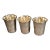 Antique French Silver Kiddush Cups Beakers .800 Gabriel Pascal Gp Hallmarked c.1890 - Set of 3 For Sale