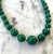 Mid-Century Modern Mid 20th Century Green Nephrite Jade and Goldtone Spacer Beaded Necklace - 23" For Sale - Image 3 of 5