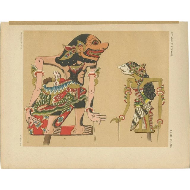 Juynboll, Wayang Puppets, 1900, Prints, Set of 10 For Sale - Image 11 of 12