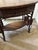 Brown Vintage Haywood Wakefield Wicker and Oak Desk/Library Table With Drawer For Sale - Image 8 of 10