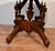 1880s Antique Victorian Renaissance Revival Walnut & Marble Top Center Table For Sale - Image 12 of 18