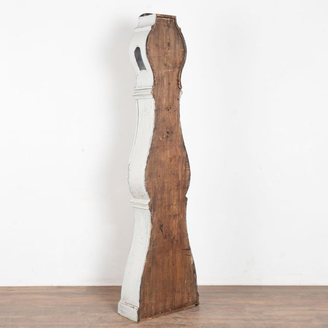 19th Century Swedish White Mora Grandfather Clock For Sale - Image 12 of 12