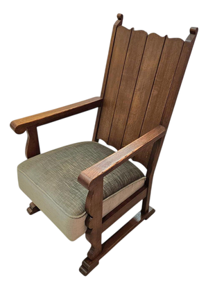 Vintage Armchair in Oak, 1930s
