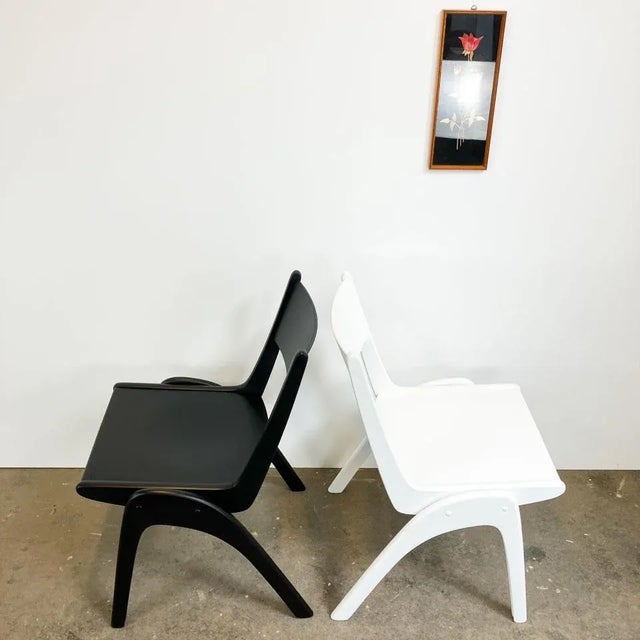 Stacking Chair in Beech from Casala, 1950s For Sale - Image 11 of 13