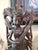 Mid 20th Century Art Deco Balinese Modernist Macassar Ebony Sarasvati Swan Rider Sculpture For Sale In Phoenix - Image 6 of 18