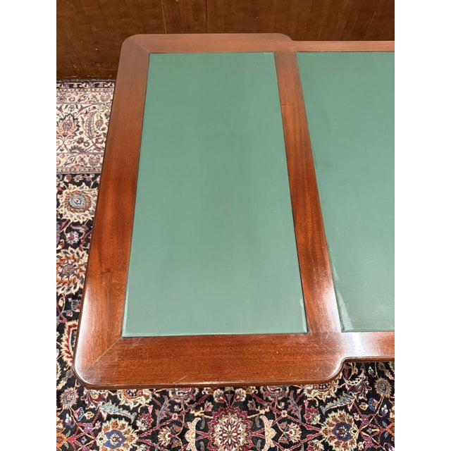English Desk with Green Leather For Sale - Image 18 of 18