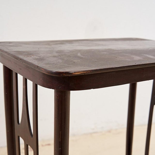 Austrian wooden table attributed to kohn Height: 77 Width: 61 Depth: 42 Style: VINTAGE Production Period: 1930 - 1939...